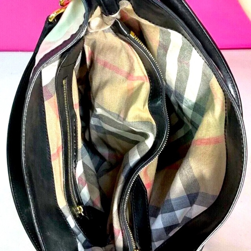 Burberry Gosford Bridled Ecru Large hobo bag - Picture 6 of 12